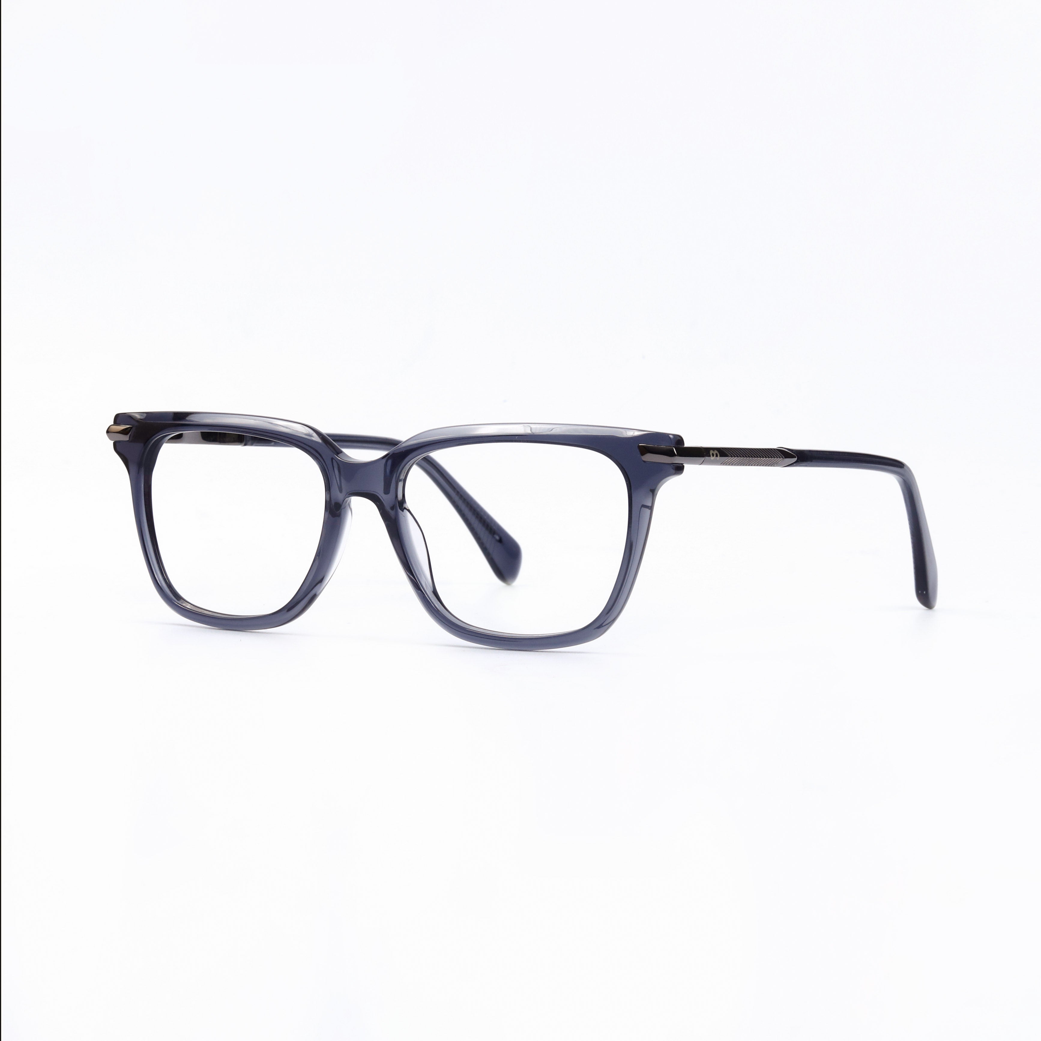 Gunmetal Grey Square Full Rim