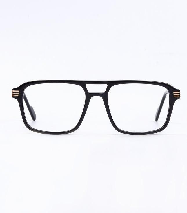 Golden Black Wayfarer Full Rim