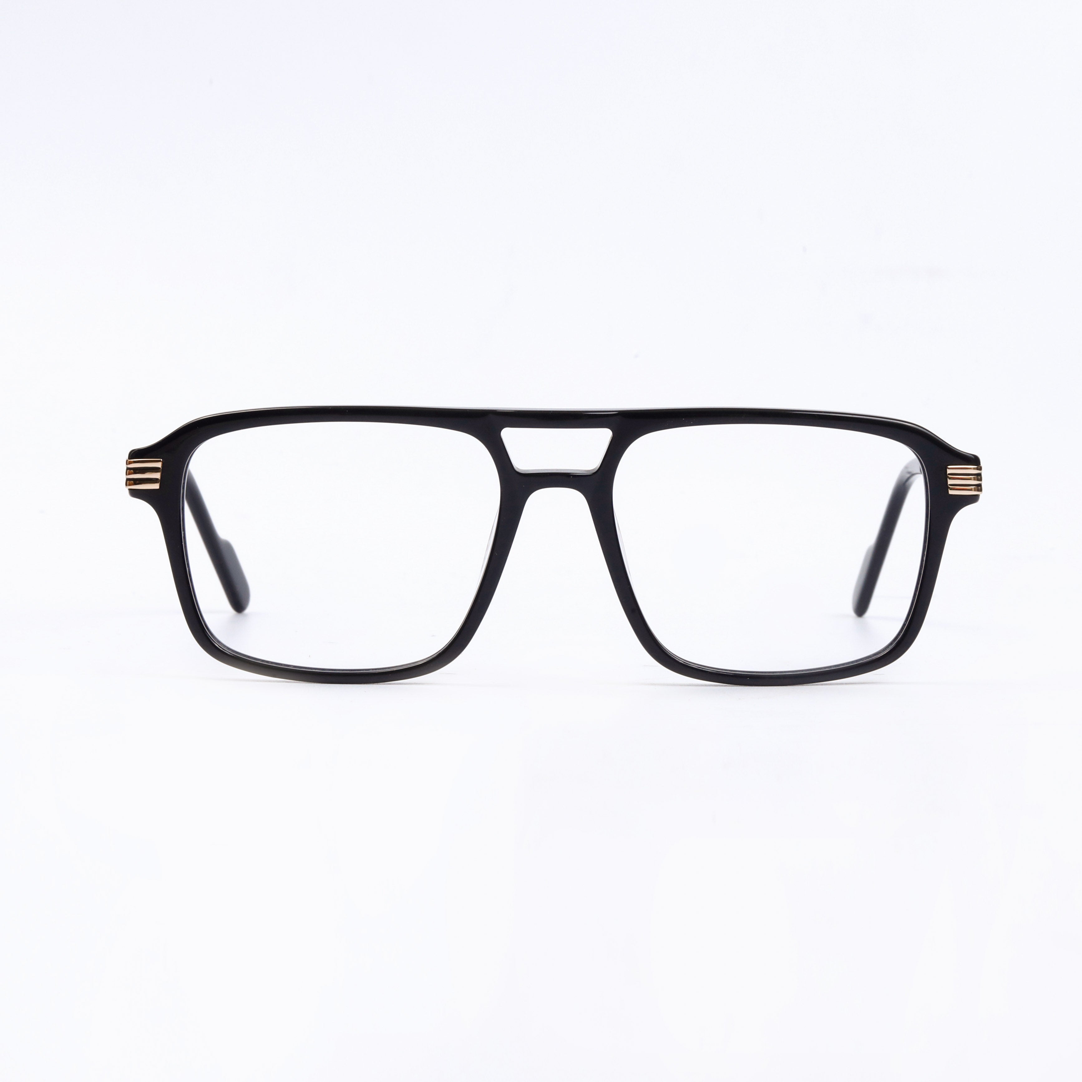 Golden Black Wayfarer Full Rim