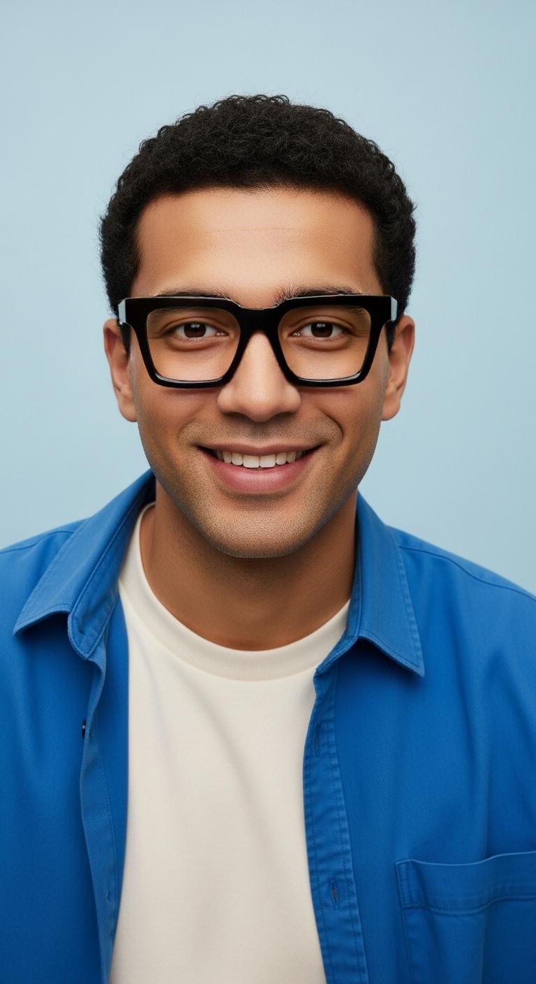 Black Rectangle Full Rim