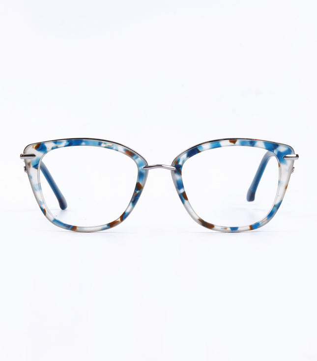 Tortoise Blue Cat Eye Full Rim