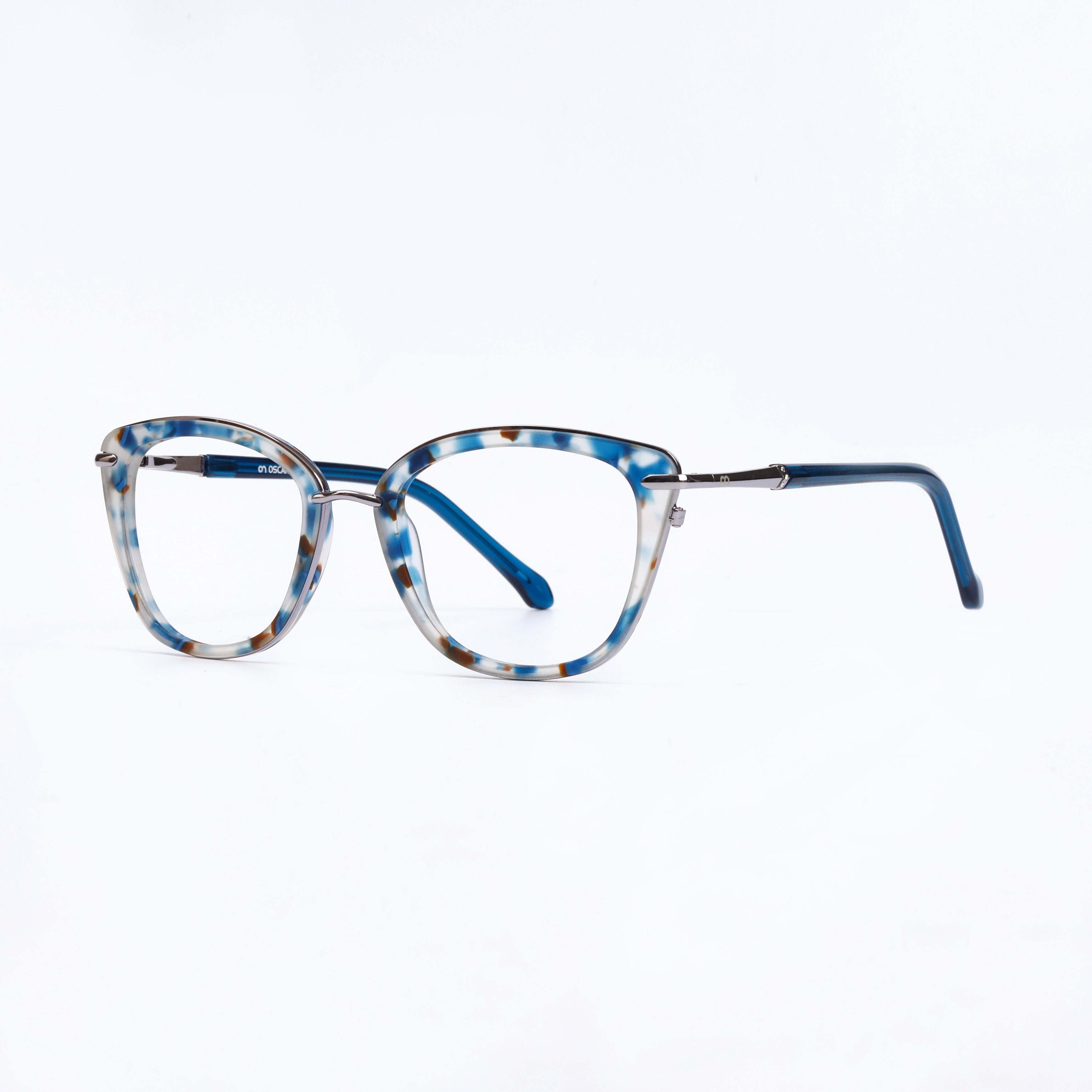 Tortoise Blue Cat Eye Full Rim
