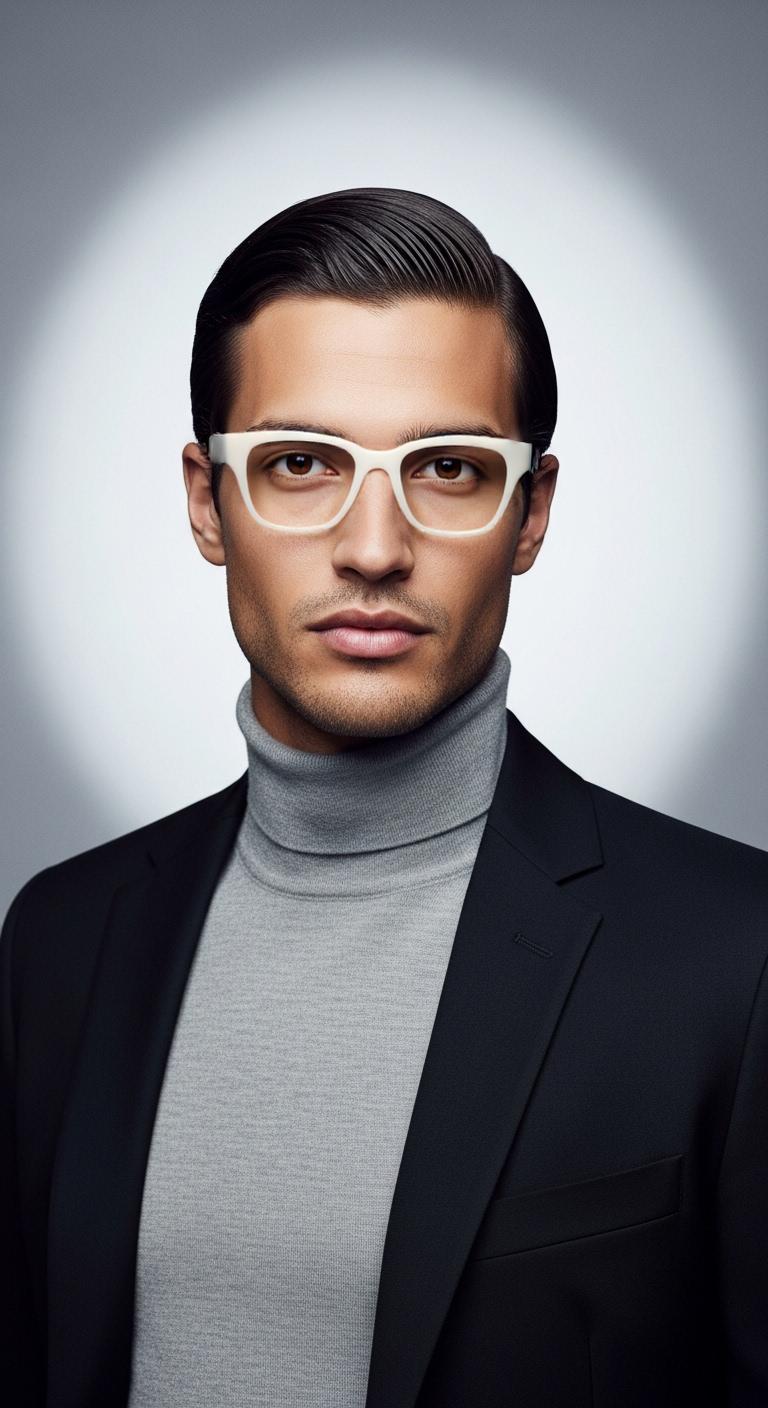 Withe & Black  Full Rim  Wayfarer