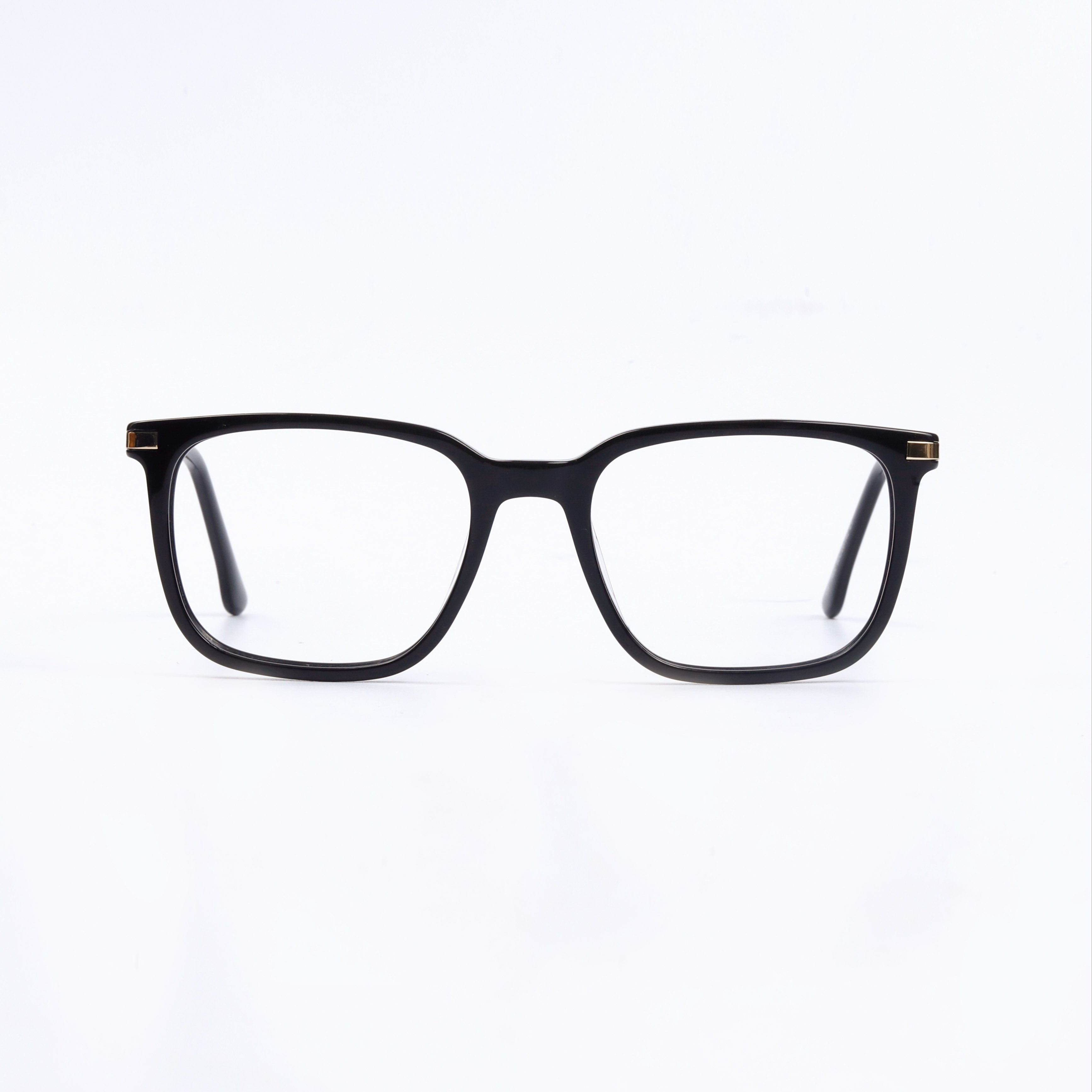 Black & Golden Square Full Rim