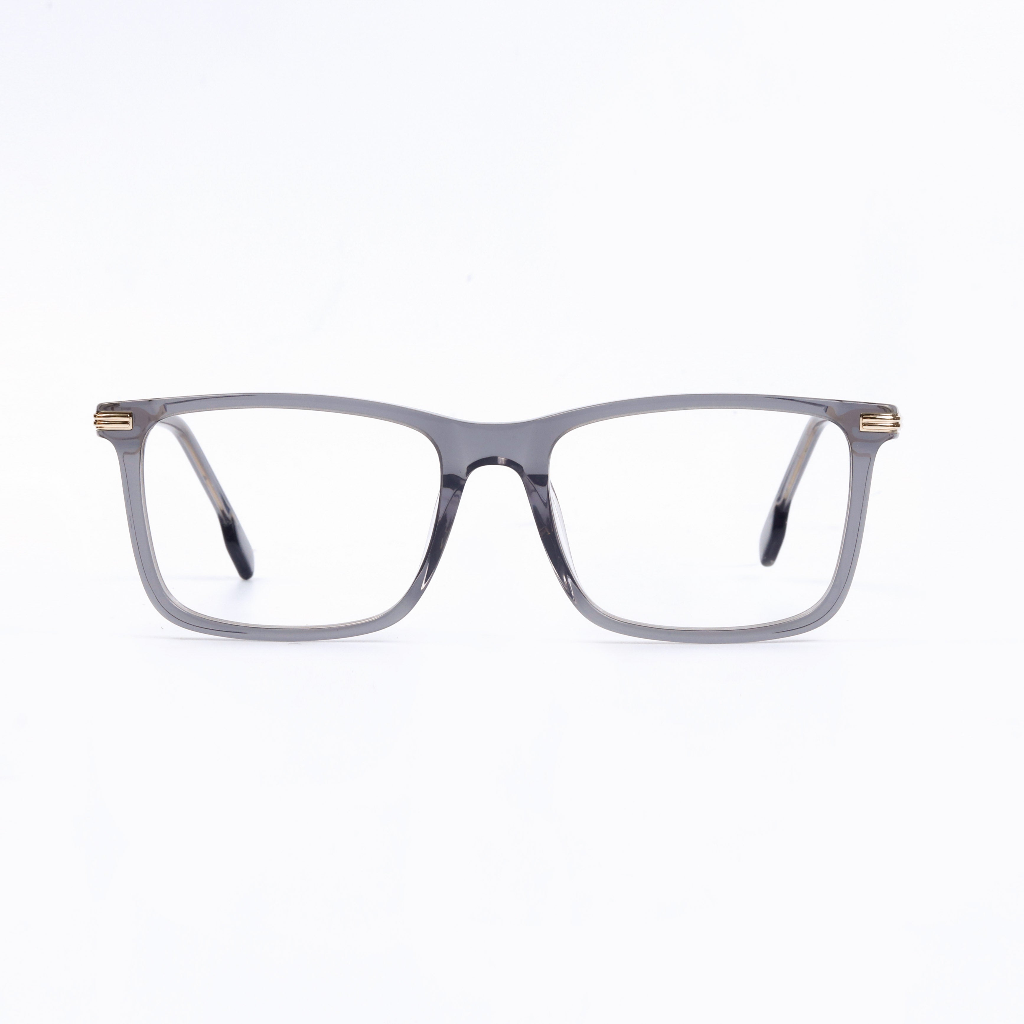 Golden & Grey Rectangle Full Rim