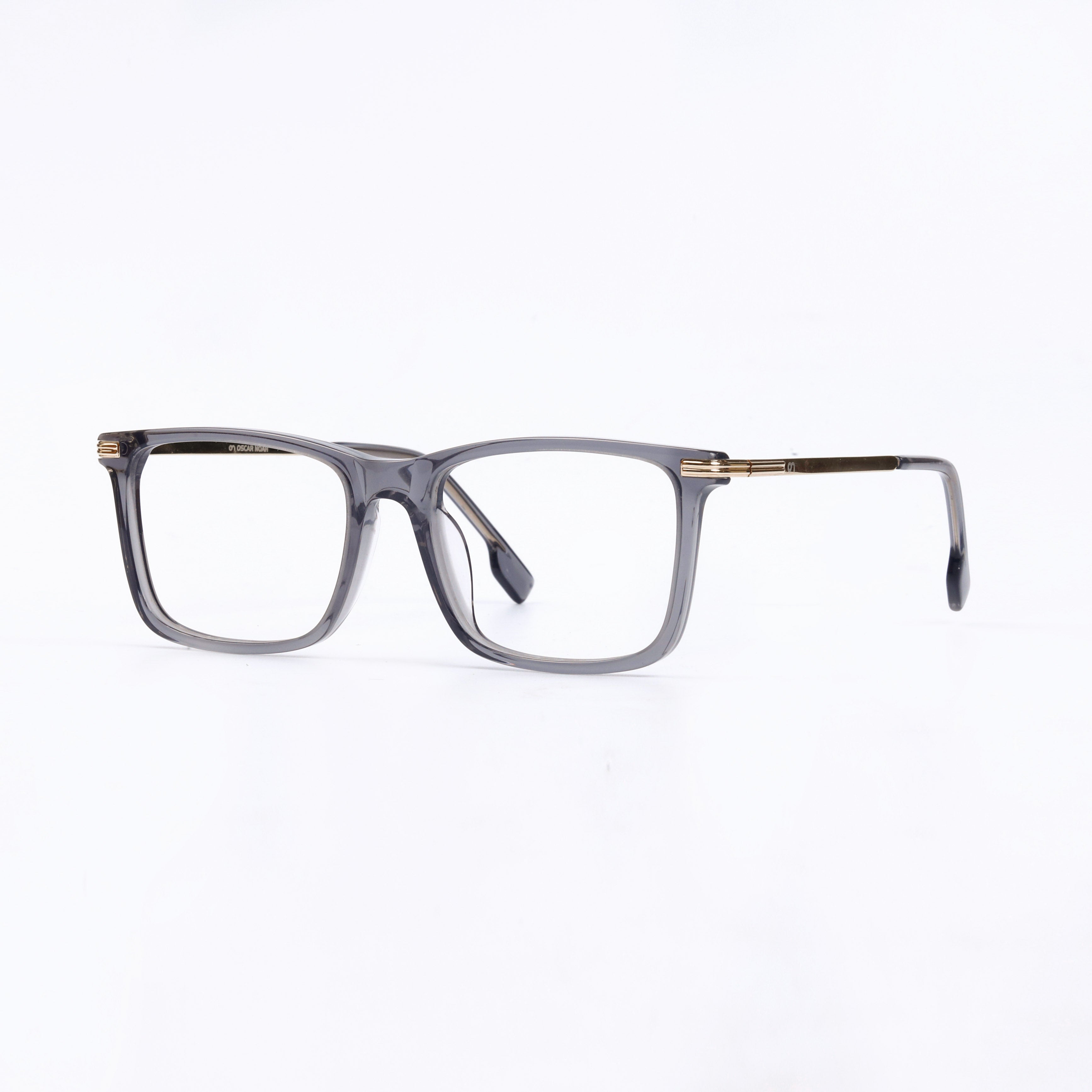 Golden & Grey Rectangle Full Rim