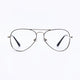 Black & Silver Aviator Full Rim