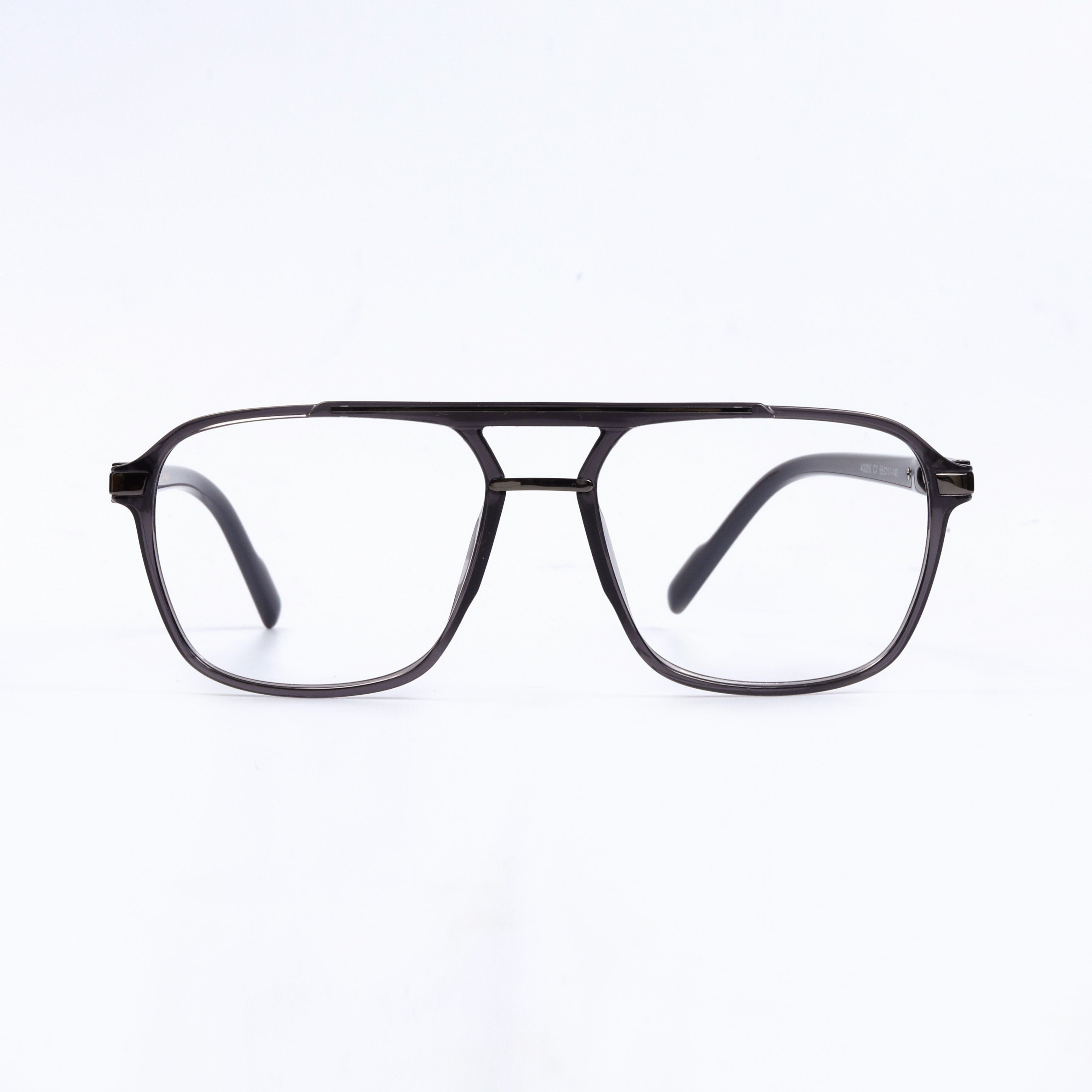 Black & Grey Square Full Rim