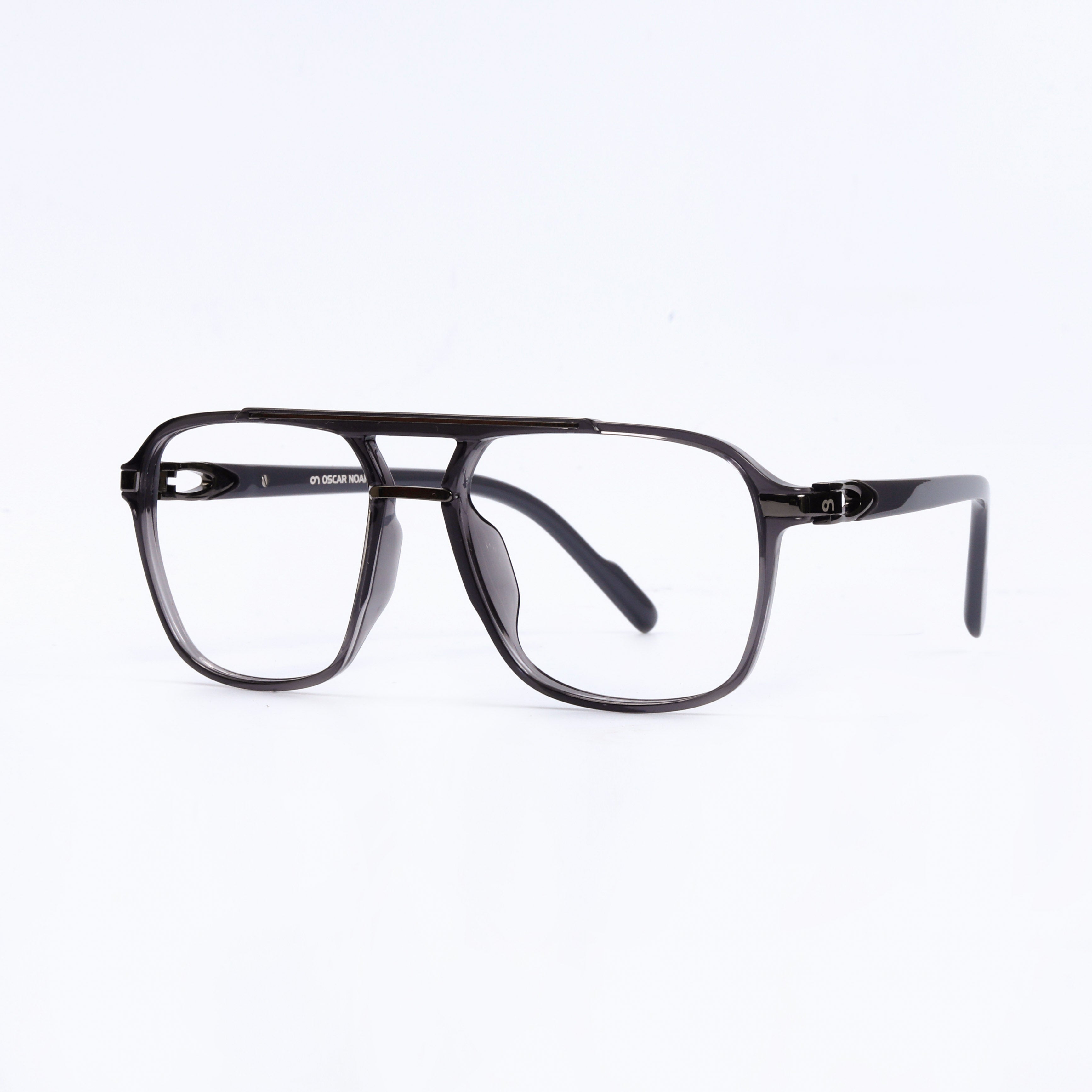 Black & Grey Square Full Rim
