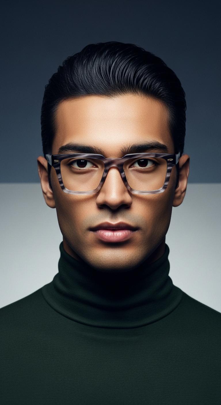 Grey  Full Rim  Square
