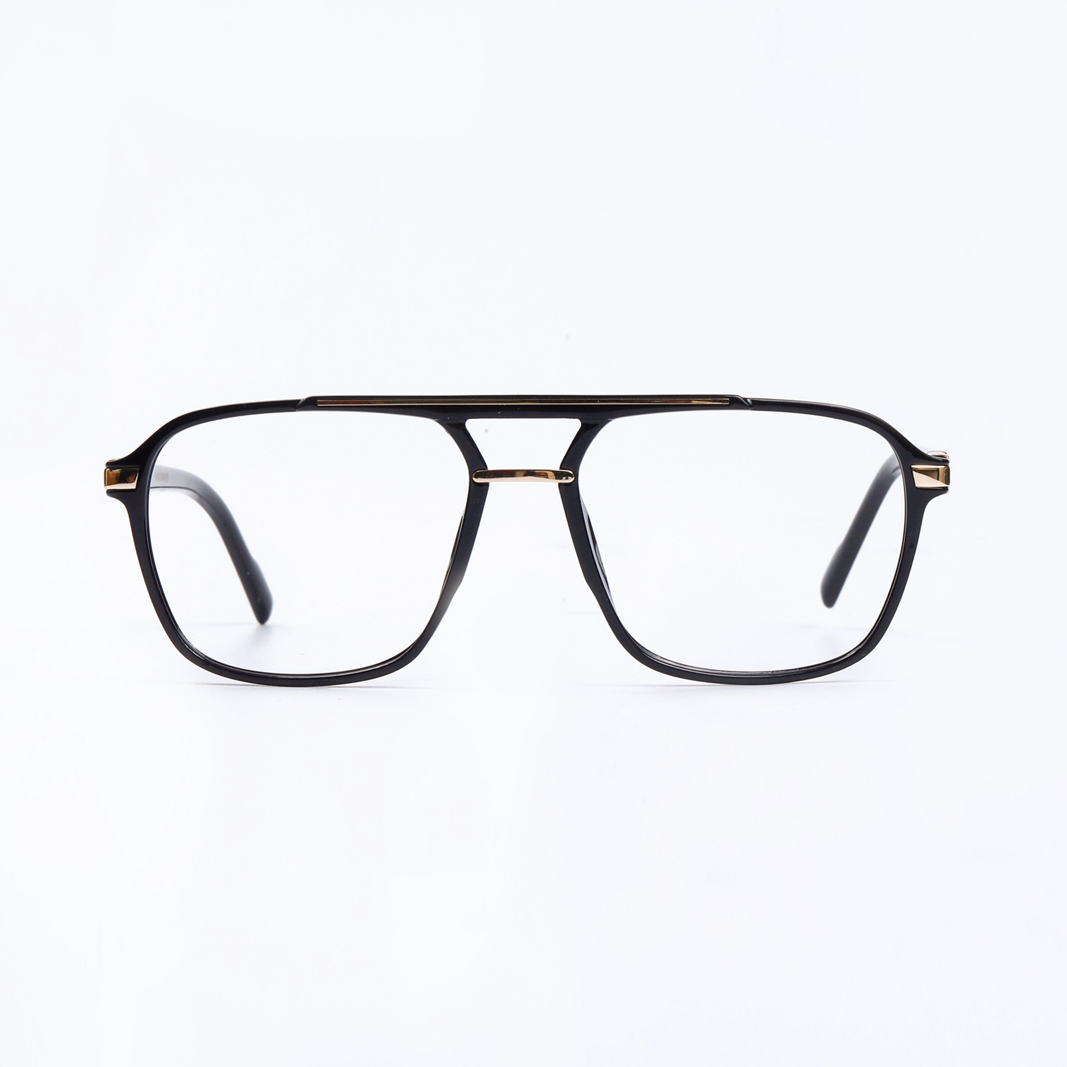Black & Golden  Full Rim Square