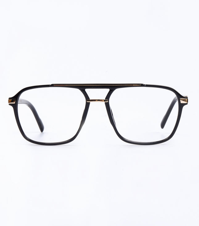 Black & Golden  Full Rim Square