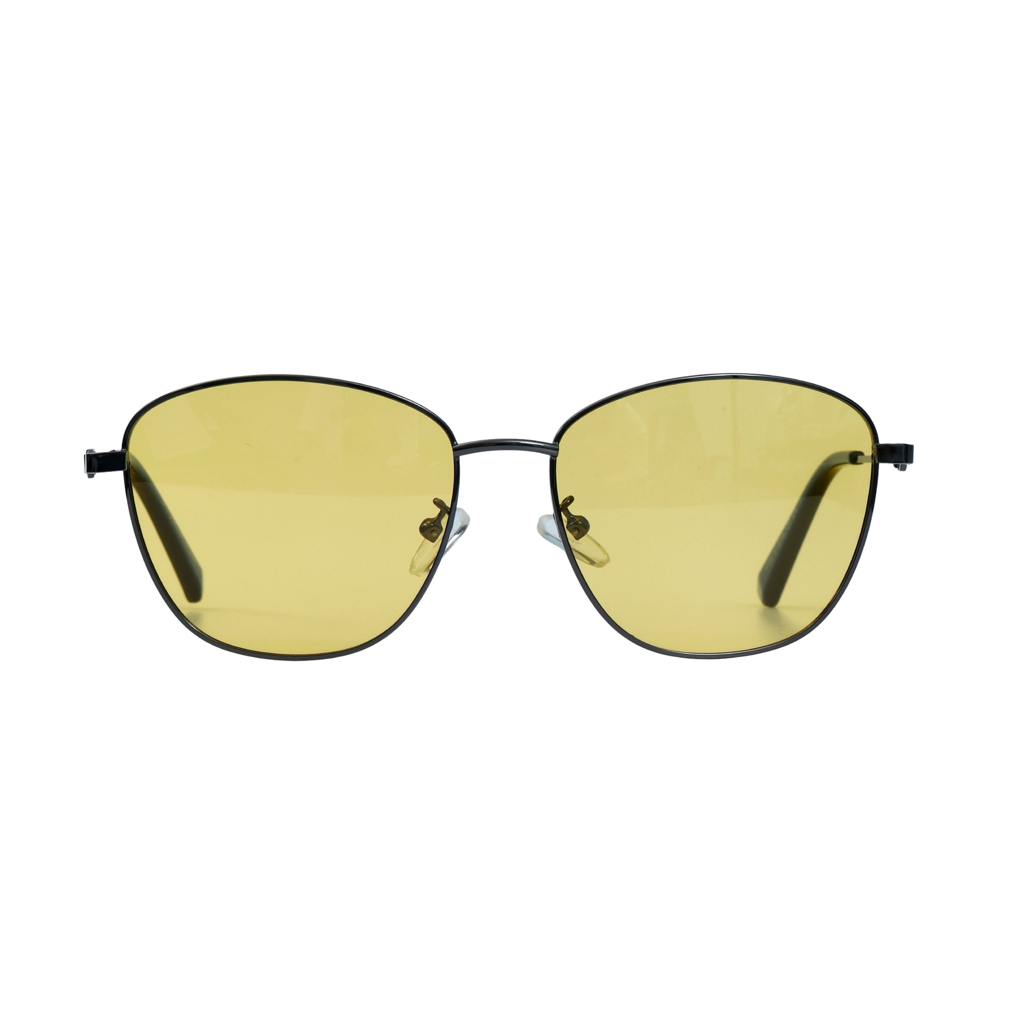 Gunmetal Yellow Square Full Rim