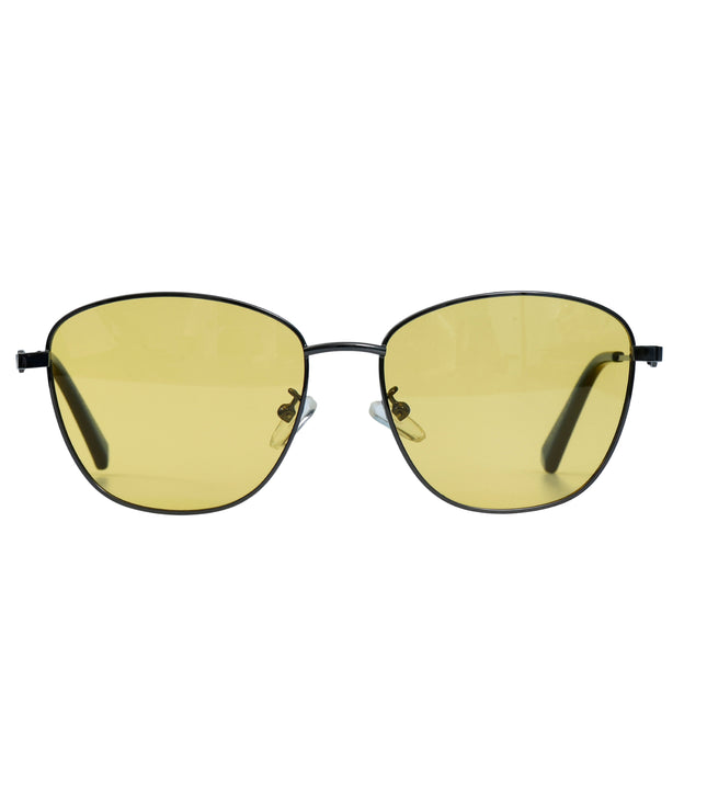 Gunmetal Yellow Square Full Rim