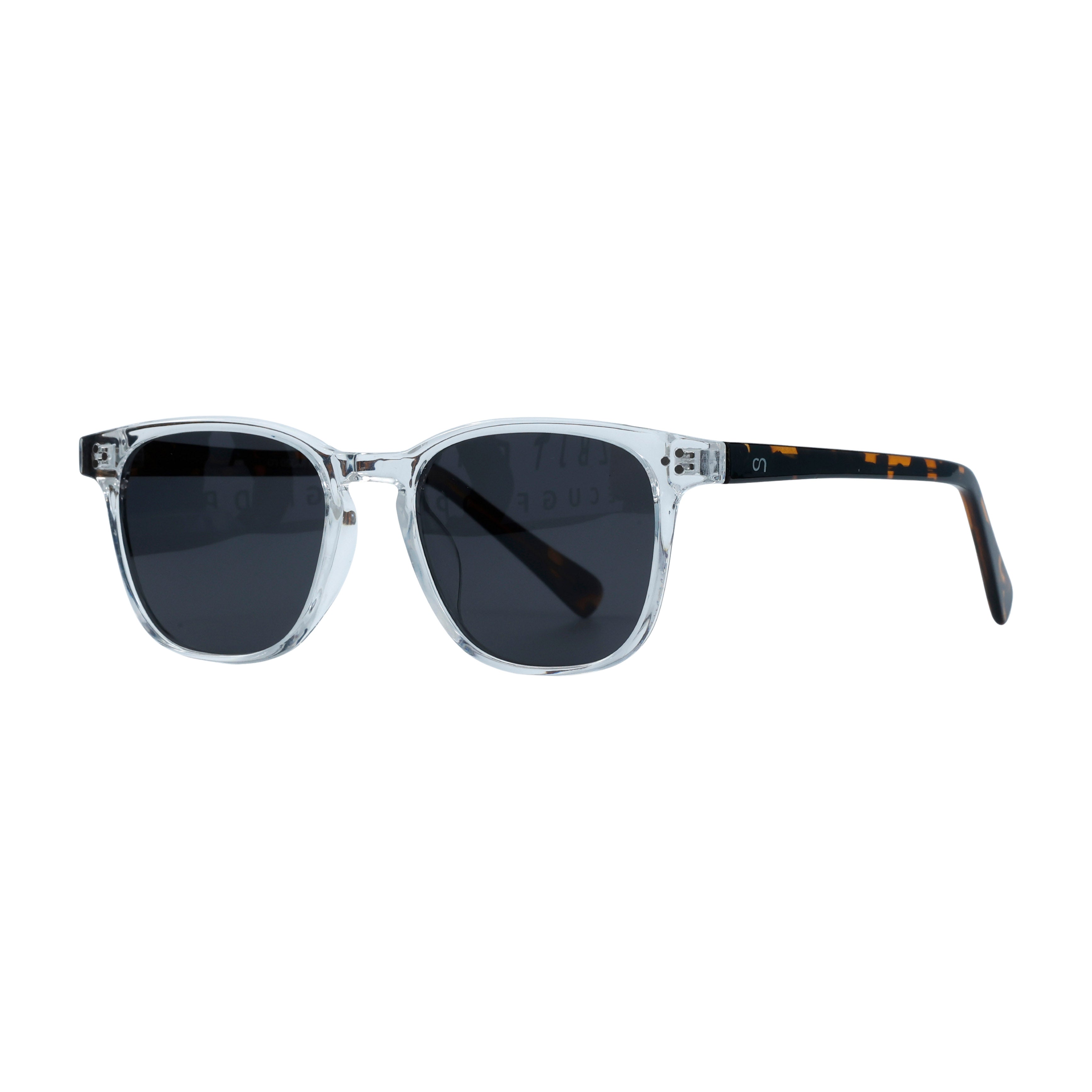 Transparent Brown Square Full Rim