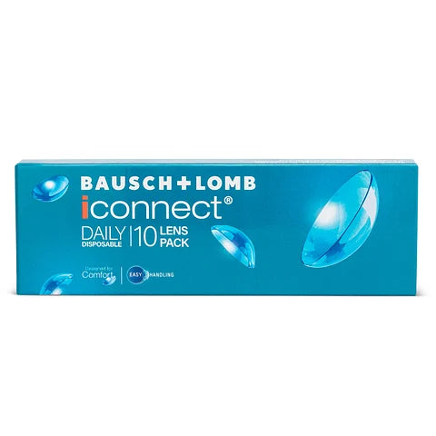 Bausch Lomb Iconnect Daily Disposable Contact lenses 10 Lens Box