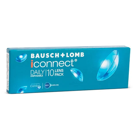Bausch Lomb Iconnect Daily Disposable Contact lenses 10 Lens Box