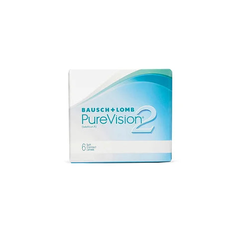 Bausch Lomb PureVision2 HD contact lenses 6 Lens per Box